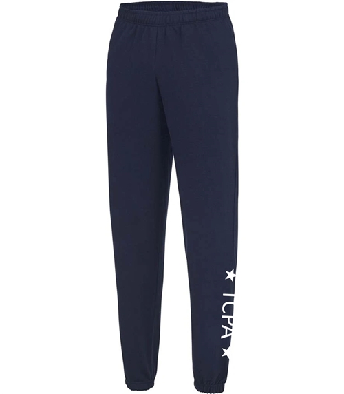 College cuffed sweatpants