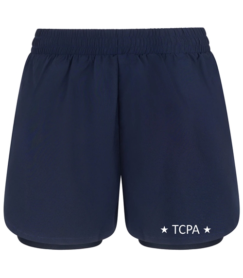 Women’s double-layer sports shorts