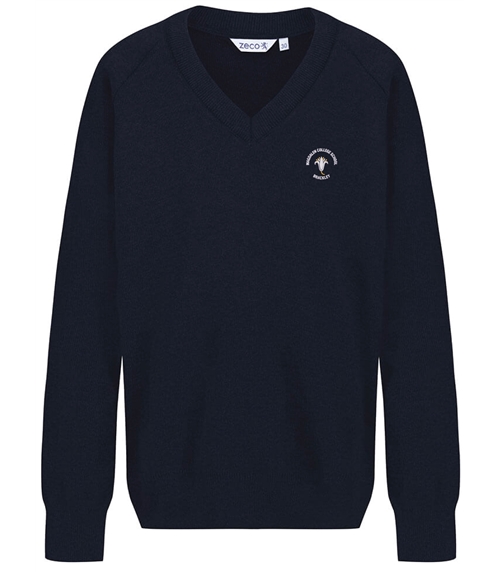 MAG V NECK JUMPER ( Navy )