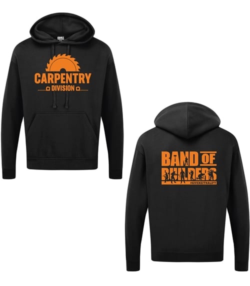 Hoodie - Carpentry (ex. vat £20.83)