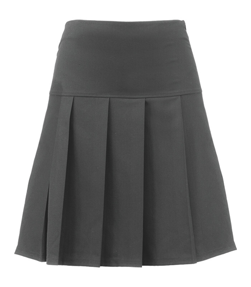 Panel Full Pleated Skirt ( Grey ) Compulsory Item
