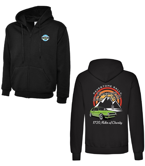 Brown Adults Classic Full Zip Hooded Sweatshirt Uniform City