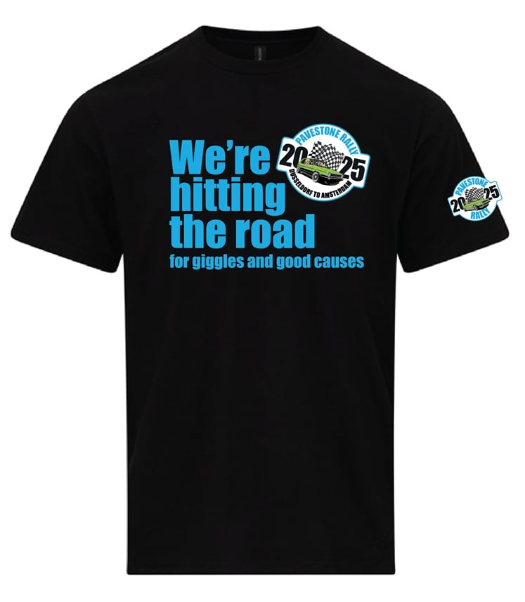 T Shirt - We're hitting the road