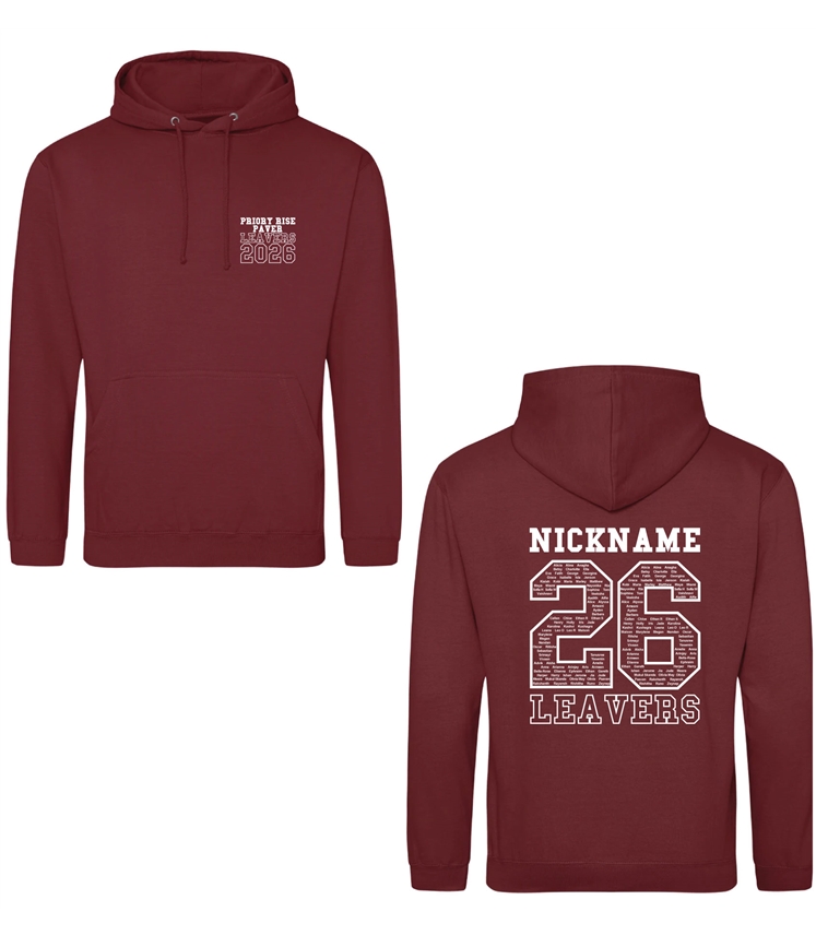 Paver Adults Leavers Hoodie