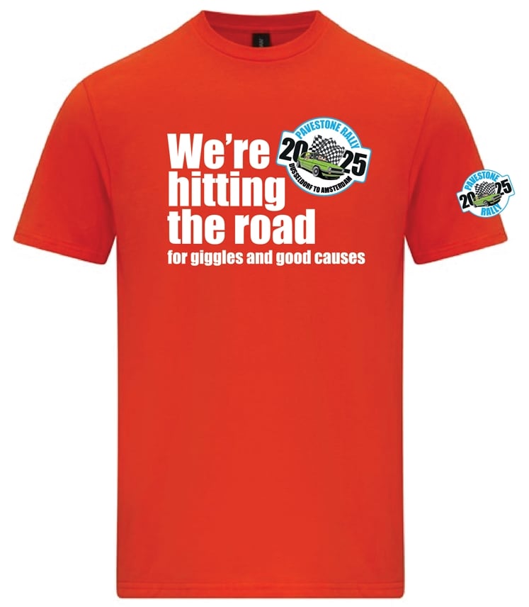 T Shirt - We're hitting the road