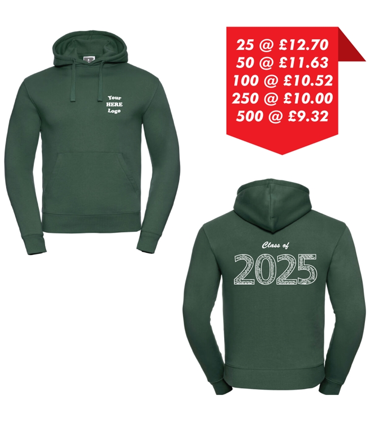 Leavers Hoodie - Printed left chest and back