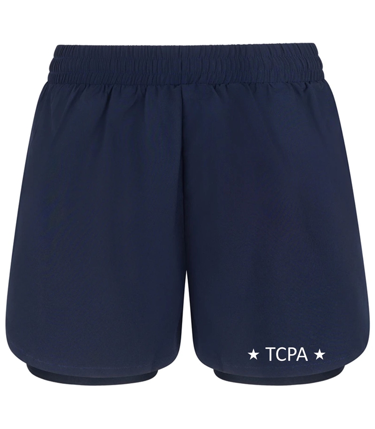 Women’s double-layer sports shorts