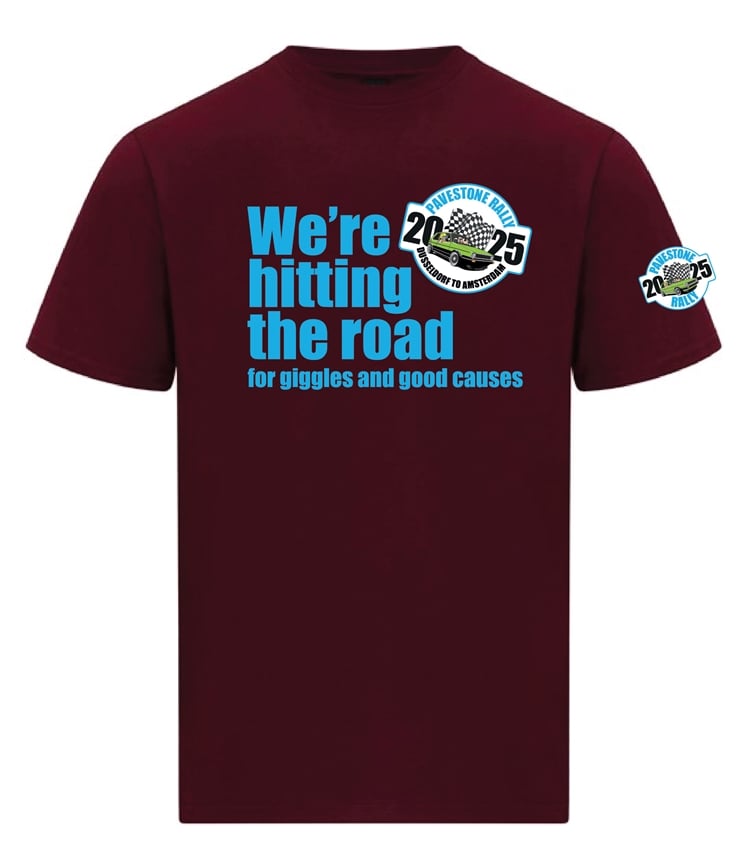 T Shirt - We're hitting the road