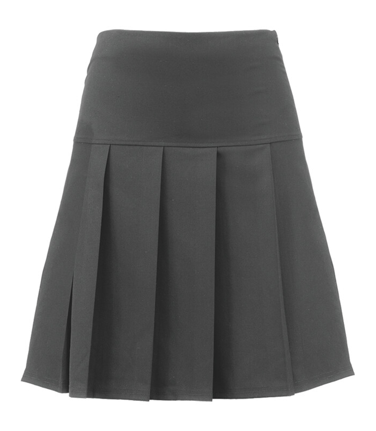 Panel Full Pleated Skirt ( Grey ) Compulsory Item