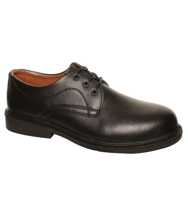 Black Comfort Grip Executive Safety Shoe Uniform City