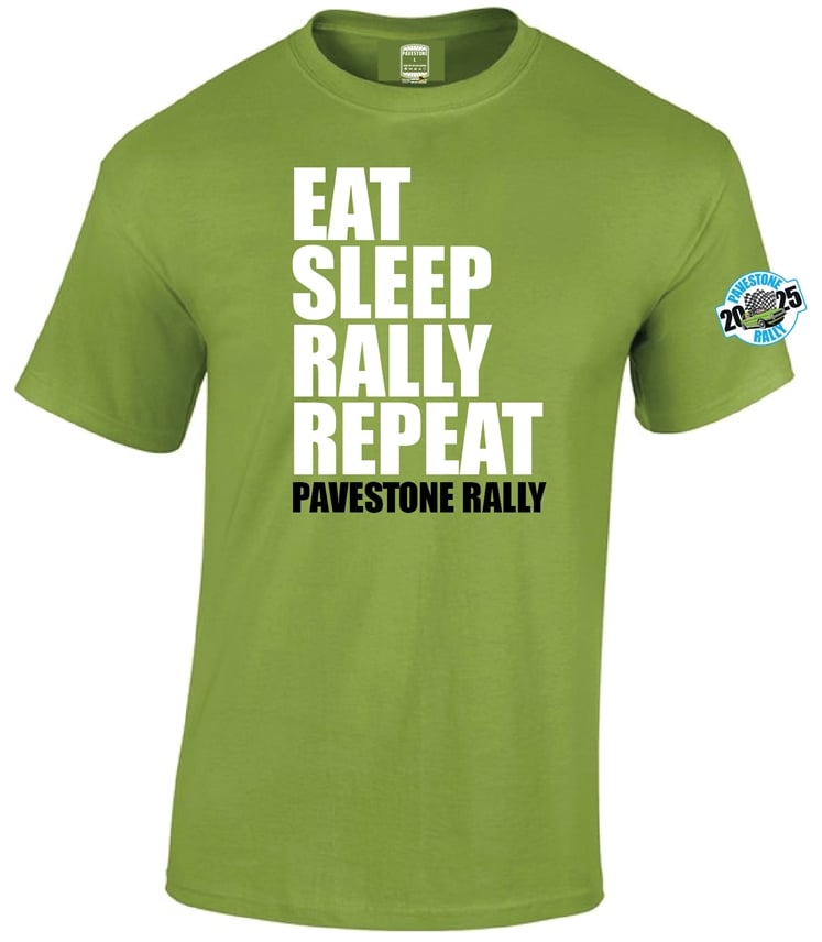 T Shirt - Eat Sleep Rally Repeat