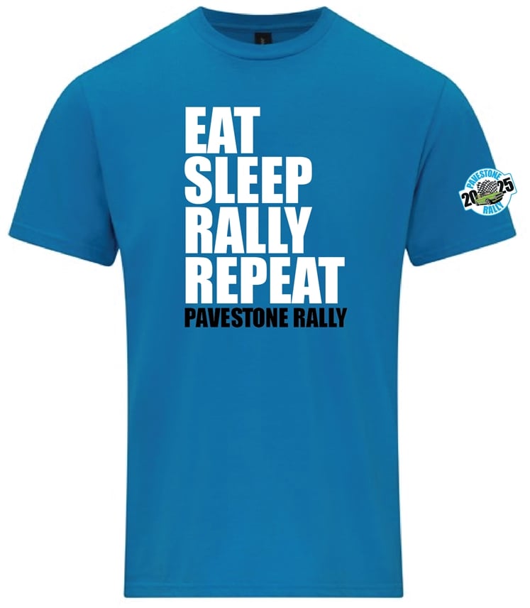 T Shirt - Eat Sleep Rally Repeat