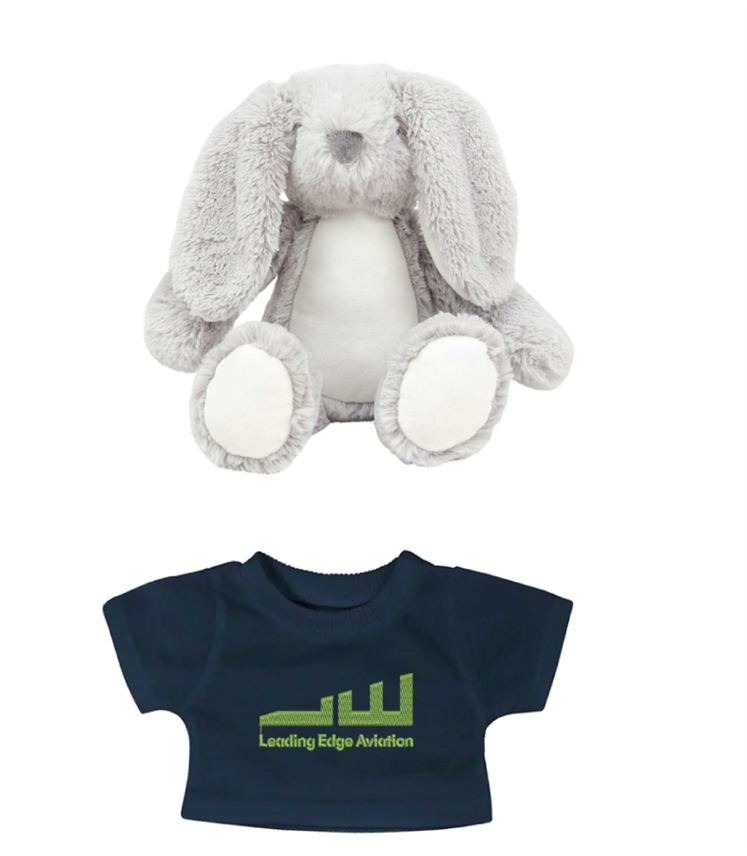 Grey Bunny with T-Shirt