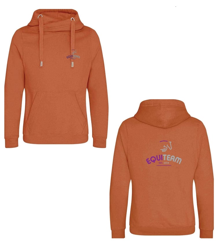 EQUITEAM CROSS NECK HOODIE